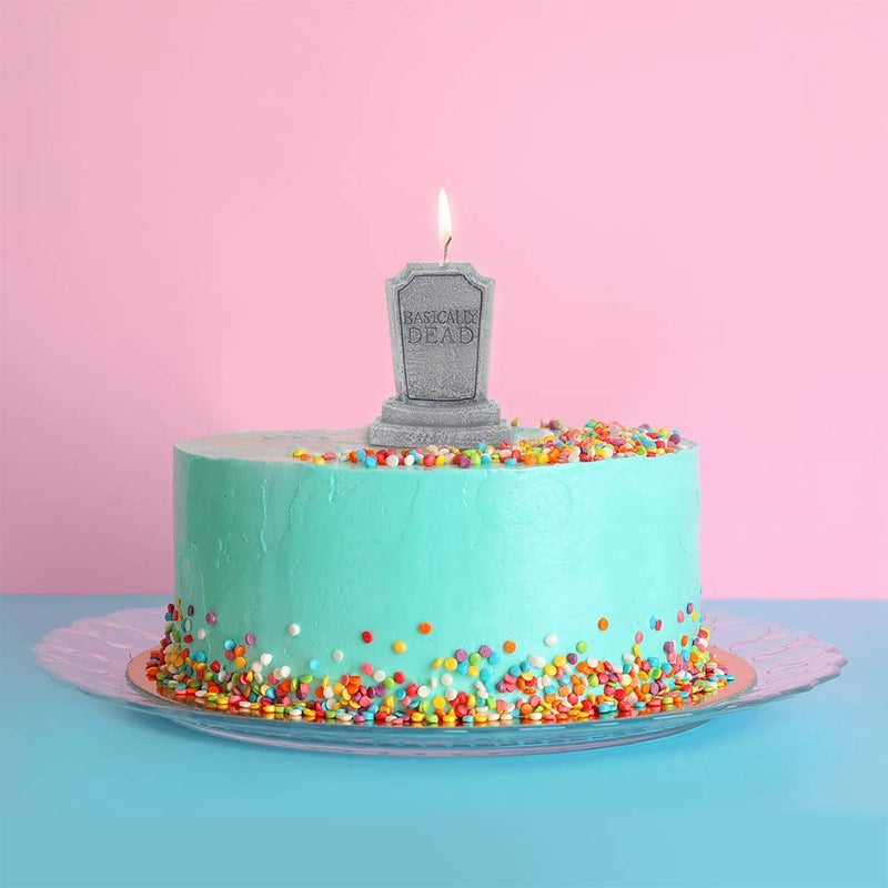 Gift Republic Basically Dead Tombstone Candle, Grey, one Size - Image 3